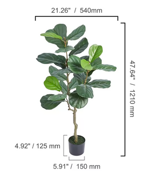 Kunstmatige Olijfboom – Realistische Faux Olijfplant voor Woonkamer, Kantoor en Interieurdecoratie