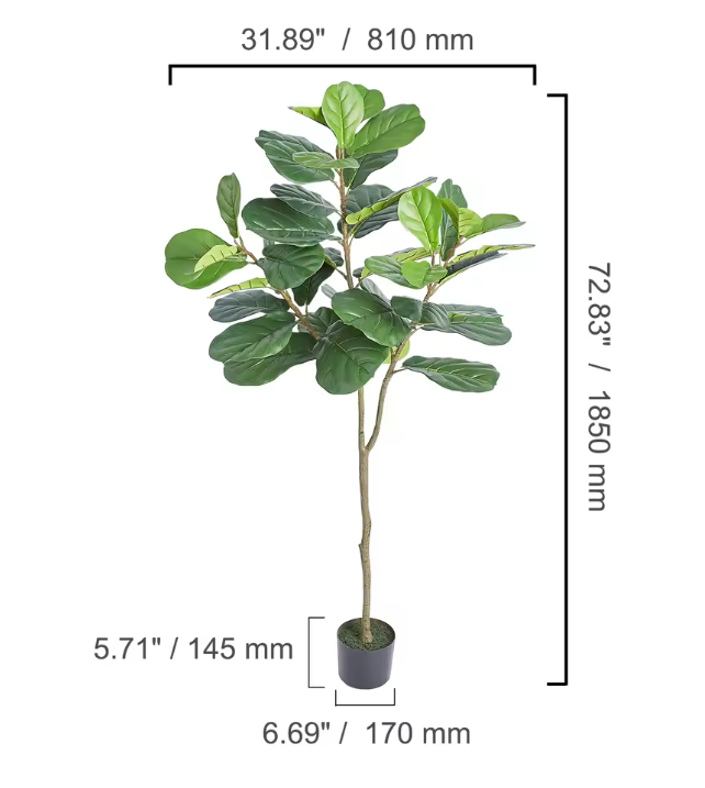 Kunstmatige Olijfboom – Realistische Faux Olijfplant voor Woonkamer, Kantoor en Interieurdecoratie