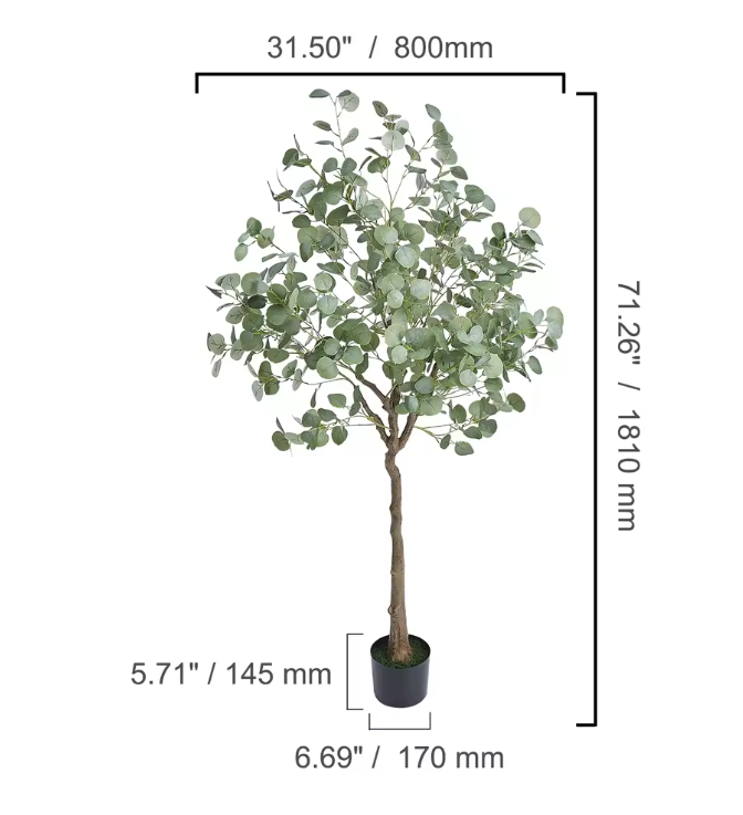 Kunstmatige Olijfboom – Realistische Faux Olijfplant voor Woonkamer, Kantoor en Interieurdecoratie