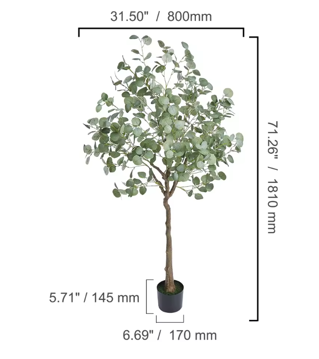 Kunstmatige Olijfboom – Realistische Faux Olijfplant voor Woonkamer, Kantoor en Interieurdecoratie