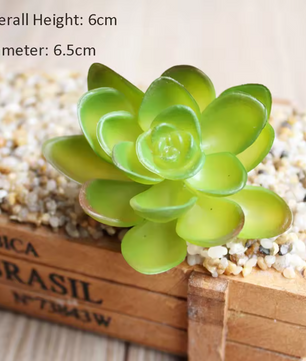 Mini Kunstmatige Vetplant – Decoratieve Lotus Succulent voor Interieur, Realistische Groene Plantdecoratie