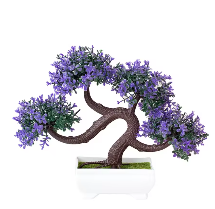 Kunst Bonsai Plant in Pot – Decoratieve Mini Boom voor Tafel en Interieur