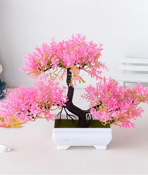 Kunst Bonsai Plant in Pot – Decoratieve Mini Boom voor Tafel en Interieur