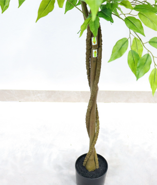 Kunst Ficus Boom in Pot – Grote Decoratieve Kamerplant voor Interieur en Kantoor