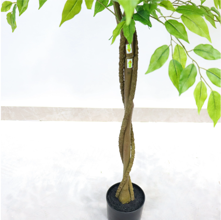 Kunst Ficus Boom in Pot – Grote Decoratieve Kamerplant voor Interieur en Kantoor