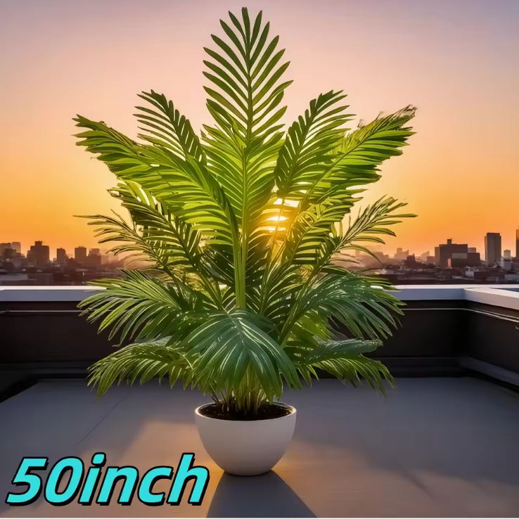 Grote Kunst Palmboom – Realistische Decoratieve Palmplant voor Interieur en Feestdecoratie