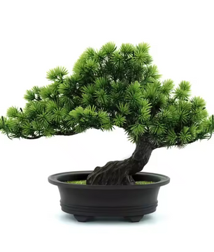 Kunst Bonsai Plant in Pot – Decoratieve Mini Boom voor Bureau en Interieur