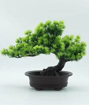 Kunst Bonsai Plant in Pot – Decoratieve Mini Boom voor Bureau en Interieur