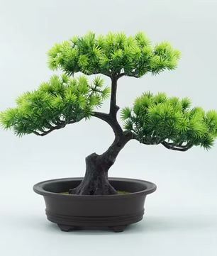 Kunst Bonsai Plant in Pot – Decoratieve Mini Boom voor Bureau en Interieur