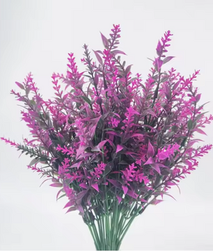 Kunst Lavendel Bloemen Set – Decoratieve Paarse Lavendel Takken voor Interieur en Tuin