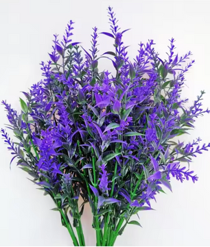 Kunst Lavendel Bloemen Set – Decoratieve Paarse Lavendel Takken voor Interieur en Tuin