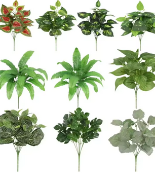 Kunstmatige Taro Plant – Realistische Kunstplant met Grote Bladeren voor Interieurdecoratie