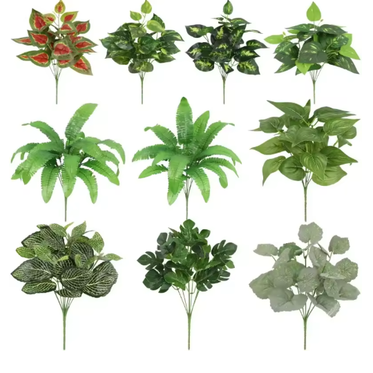 Kunstmatige Taro Plant – Realistische Kunstplant met Grote Bladeren voor Interieurdecoratie