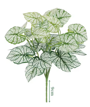 Kunstmatige Taro Plant – Realistische Kunstplant met Grote Bladeren voor Interieurdecoratie