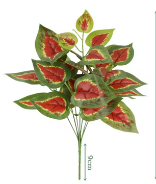 Kunstmatige Taro Plant – Realistische Kunstplant met Grote Bladeren voor Interieurdecoratie