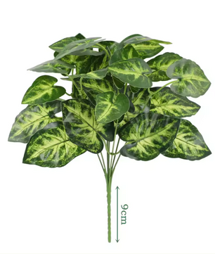 Kunstmatige Taro Plant – Realistische Kunstplant met Grote Bladeren voor Interieurdecoratie