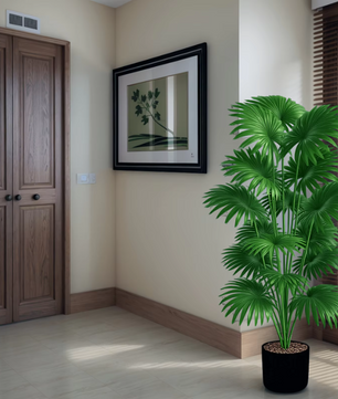 Kunstmatige Palmboom van 110 cm – Grote Tropische Kunstplant voor Binnen en Buiten