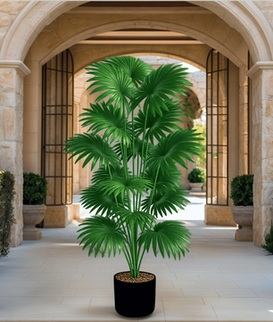 Kunstmatige Palmboom van 110 cm – Grote Tropische Kunstplant voor Binnen en Buiten