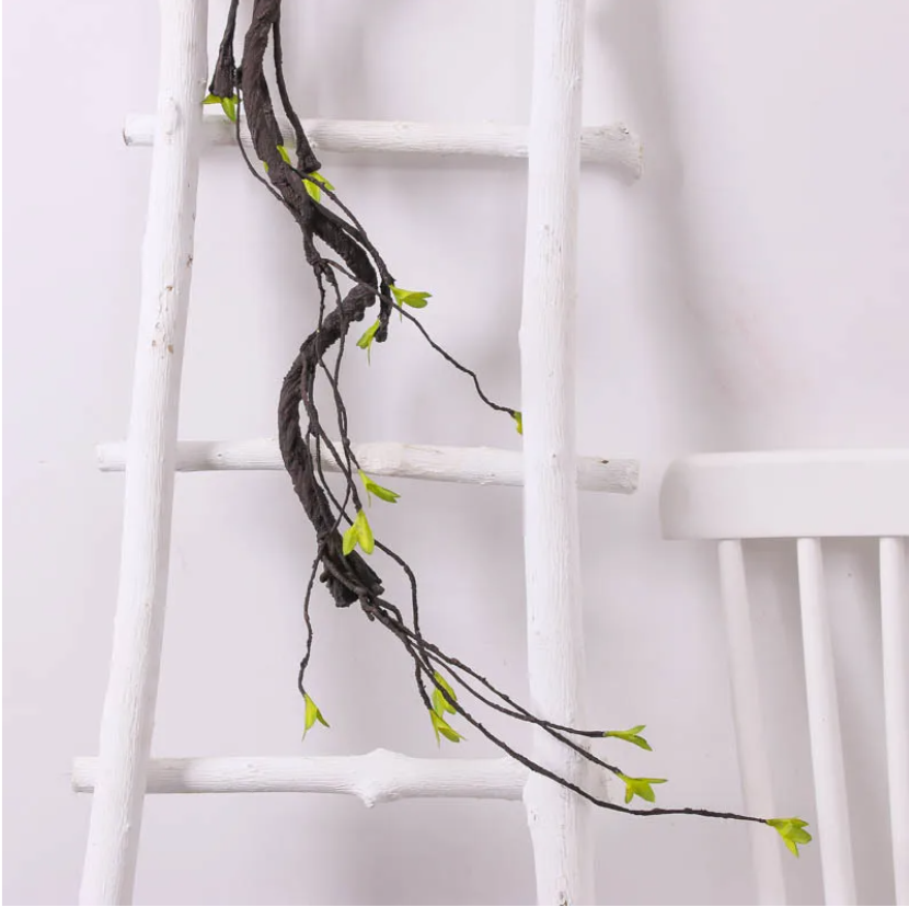 Kunstmatige Gedroogde Wijnrank – Decoratieve Hangende Vine voor Interieur en Feestdecoratie