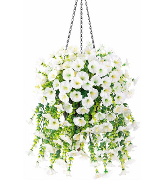 Kunstmatige Hangplant met Bloemen – Decoratieve Vine voor Wand, Plafond en Bruiloft Decoratie