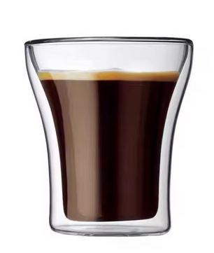 Dubbelwandig Glazen Kopje – Hittebestendig Glas voor Koffie, Thee en Dranken