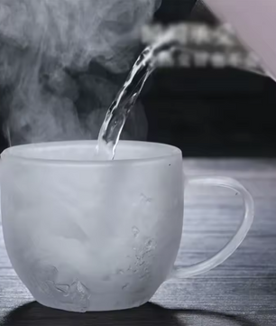 Dubbelwandige Glazen Koffiemok – Hittebestendig Borosilicaat Glas met Handvat