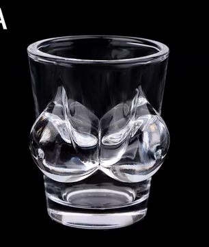 Uniek Lichaamsvorm Shotglas – Transparant Glazen Drinkglas voor Whiskey, Vodka en Cocktails