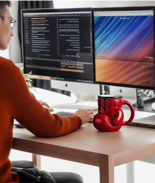 Bokshandschoen Koffiemok – Sportieve Novelty Mok voor Koffie en Thee