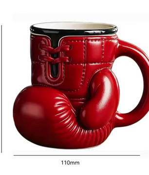 Bokshandschoen Koffiemok – Sportieve Novelty Mok voor Koffie en Thee