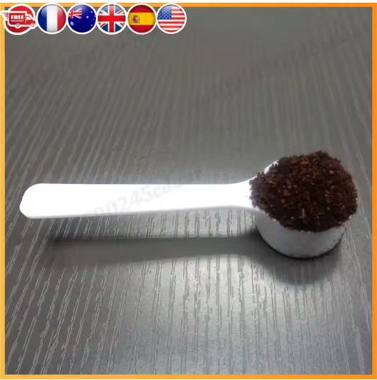 8 ml Maatschep met Reinigingsborstel – Multifunctionele Koffie- en Poederschep