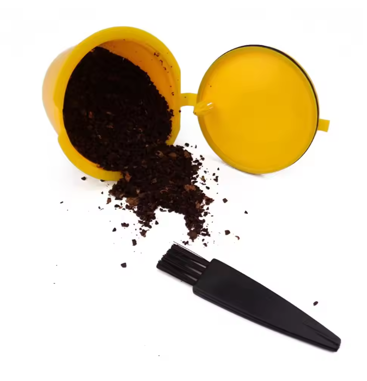 8 ml Maatschep met Reinigingsborstel – Multifunctionele Koffie- en Poederschep