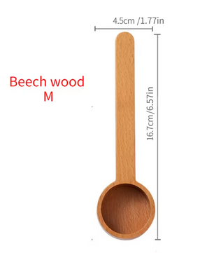 Walnoten Houten Koffieschep – Massief Houten Maatschep voor Koffie en Poeder