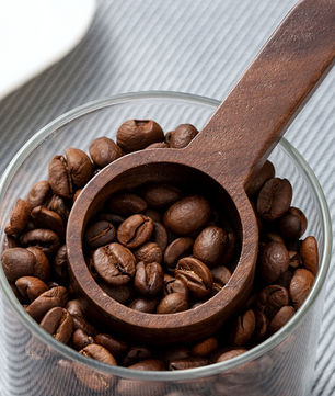 Walnoten Houten Koffieschep – Massief Houten Maatschep voor Koffie en Poeder