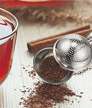 RVS Theezeef Bal met Handgreep – Herbruikbare Thee- en Kruideninfuser