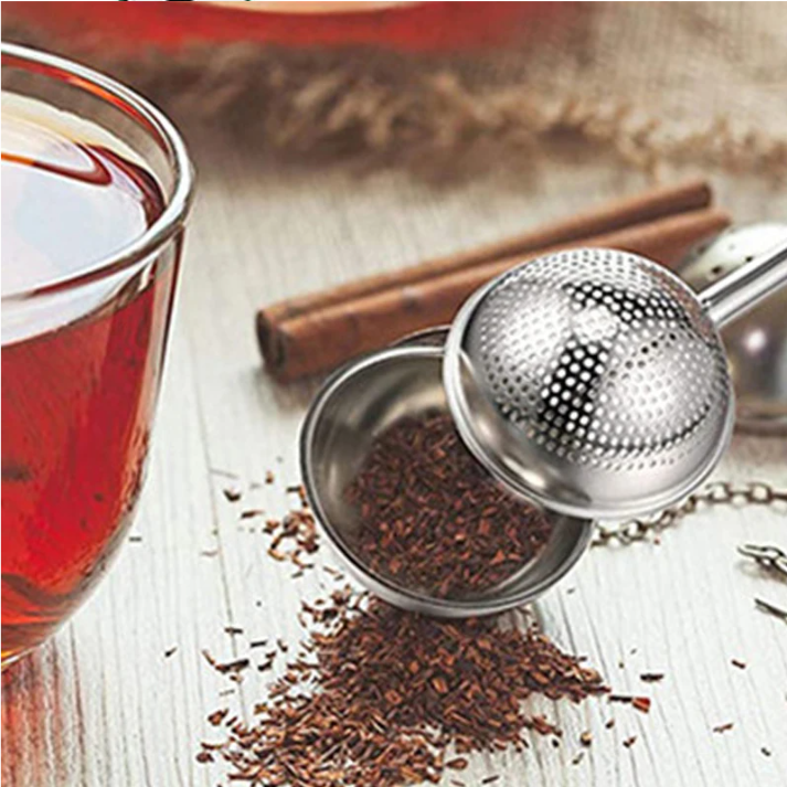 RVS Theezeef Bal met Handgreep – Herbruikbare Thee- en Kruideninfuser