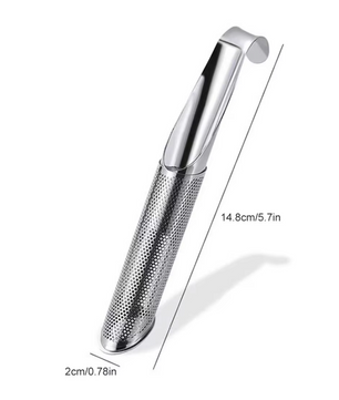 RVS Buisvormige Thee Infuser – Herbruikbare Thee Filter met Haak