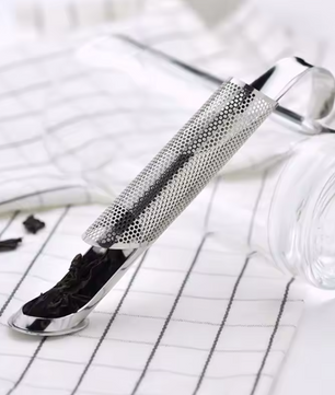 RVS Buisvormige Thee Infuser – Herbruikbare Thee Filter met Haak