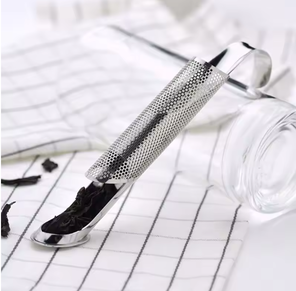 RVS Buisvormige Thee Infuser – Herbruikbare Thee Filter met Haak