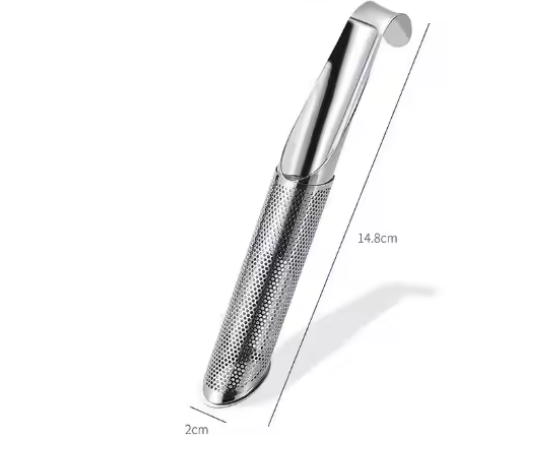 RVS Buisvormige Thee Infuser – Herbruikbare Thee Filter met Haak