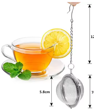 RVS Thee Infuser Bal – Fijnmazige Filter voor Losse Thee en Kruiden