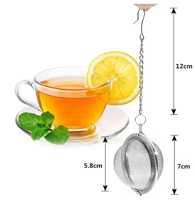 RVS Thee Infuser Bal – Fijnmazige Filter voor Losse Thee en Kruiden