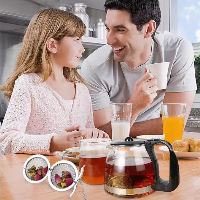 RVS Thee Infuser Bal – Fijnmazige Filter voor Losse Thee en Kruiden