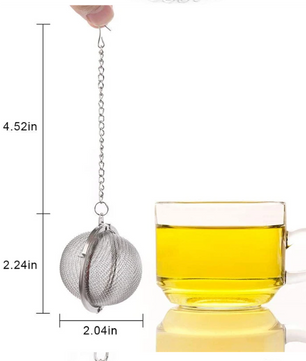 RVS Thee Infuser Bal – Fijnmazige Filter voor Losse Thee en Kruiden