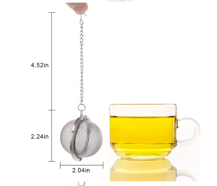 RVS Thee Infuser Bal – Fijnmazige Filter voor Losse Thee en Kruiden