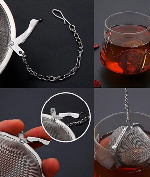 RVS Thee Infuser Bal – Fijnmazige Filter voor Losse Thee en Kruiden