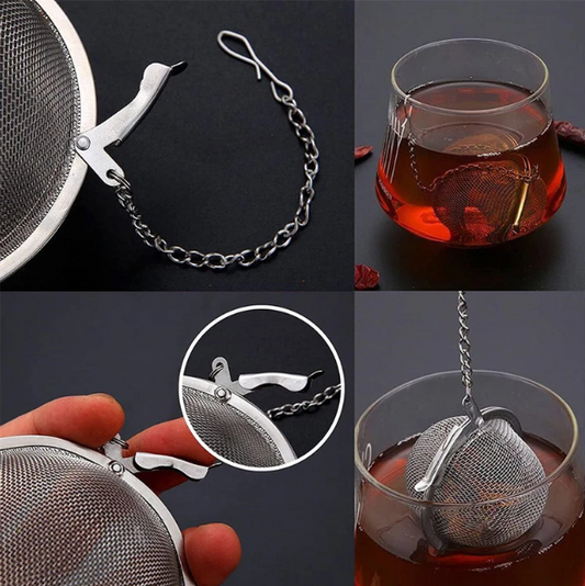 RVS Thee Infuser Bal – Fijnmazige Filter voor Losse Thee en Kruiden