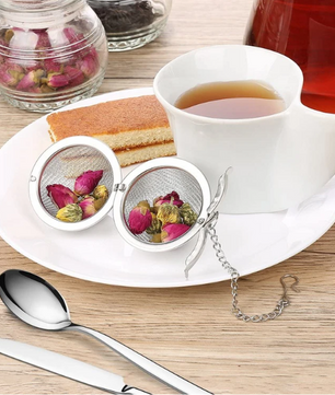 RVS Thee Infuser Bal – Fijnmazige Filter voor Losse Thee en Kruiden