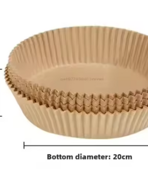 Airfryer Bakpapier Liners – Wegwerp Anti-Aanbak Oven en Airfryer Papier