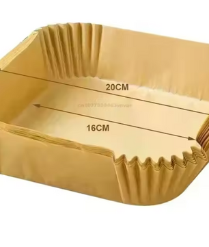 Airfryer Bakpapier Liners – Wegwerp Anti-Aanbak Oven en Airfryer Papier