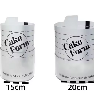 Verstelbare Taart Ring – Acryl Bakring voor Taart, Mousse en Dessert